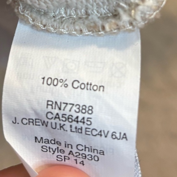 Woman’s J.Crew Color Block Long-Sleeve T-Shirt Size XXS - Picture 7 of 8